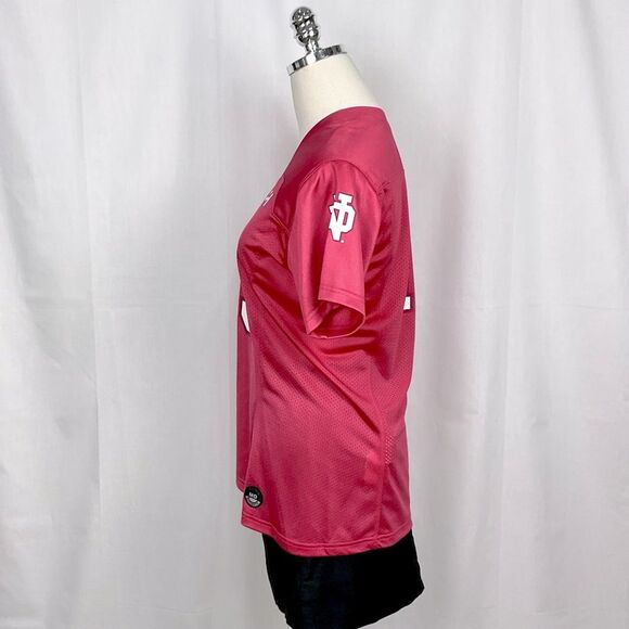 Notre Dame Pink Football Jersey Ladies Sz M Under Armour #19 New Fighting Irish - Picture 2 of 8